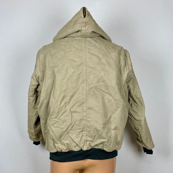 Vtg Kent Berne Blanket Lined Chore Jacket Sz XL Hooded Outdoors Barn Utility - Picture 4 of 11